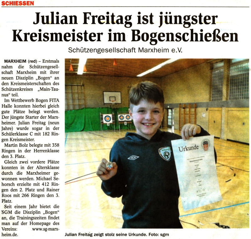 Hofheimer Zeitung vom 14.11.2014